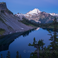 Mount Baker Iceburg Lake Morning To order a print please email me at  Mike Reid Photography : shuksan, baker, mount baker, mount shuksan, washington, washington state, northwest, northwest images, northwest photography, washington state photography, nature, sunset, sunrise, reid