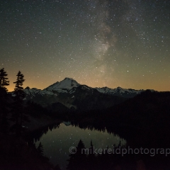 Mount Baker Milky Way To order a print please email me at  Mike Reid Photography : shuksan, baker, mount baker, mount shuksan, washington, washington state, northwest, northwest images, northwest photography, washington state photography, nature, sunset, sunrise, reid