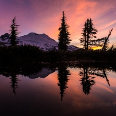 Mount Baker Sunrise Reflection To order a print please email me at  Mike Reid Photography : washington state
