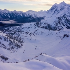 Over The North Cascades Towards Mount Shuksan To order a print please email me at  Mike Reid Photography : shuksan, baker, mount baker, mount shuksan, washington, washington state, northwest, northwest images, northwest photography, washington state photography, nature, sunset, sunrise, reid, aerial photography, drone photography, dji, mavic pro 2