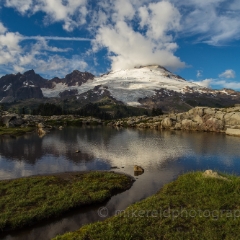 Park Butte Tarn Reflection To order a print please email me at  Mike Reid Photography : shuksan, baker, mount baker, mount shuksan, washington, washington state, northwest, northwest images, northwest photography, washington state photography, nature, sunset, sunrise, reid
