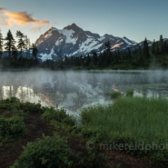 Picture Lake Shuksan Misty Morning To order a print please email me at  Mike Reid Photography : shuksan, baker, mount baker, mount shuksan, washington, washington state, northwest, northwest images, northwest photography, washington state photography, nature, sunset, sunrise, reid