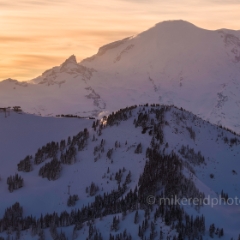 Mount Rainier Aerial Photography Crystal Mountain Ski Area Sunset Clouds Perspective Layers Mount Rainier Aerial Photography Crystal Mountain Ski Area Sunset Clouds Perspective Layers