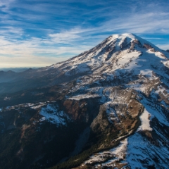 Mount Rainier Aerial Photography