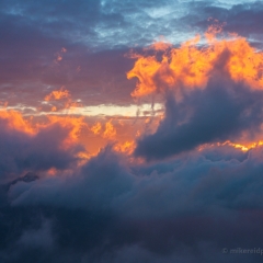 Mount Rainier Fremont Lookout Fiery Clouds.jpg