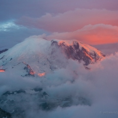 Mount Rainier Sunset Fire Lenticular Clouds.jpg