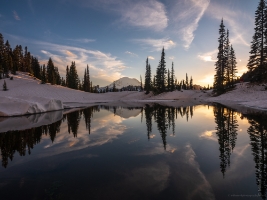 Mount Rainier Photography Lake Tipsoo Dusk Cloudscape.jpg