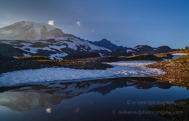 Rainier Cold Water Reflection 