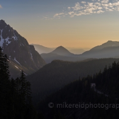 Rainier National Park Dusk Layers To order a print please email me at  Mike Reid Photography