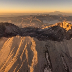Mount Saint Helens Aerial Dusk Photography To order a print please email me at  Mike Reid Photography