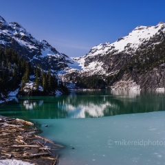 Almost Thawed Blanca Lake To order a print please email me at  Mike Reid Photography