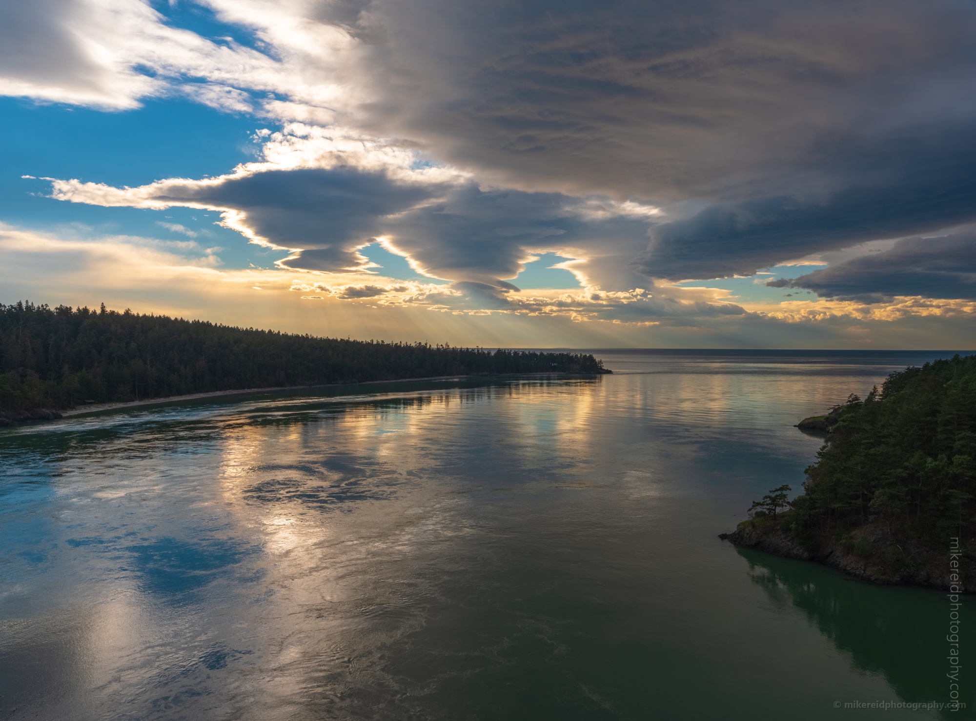 Fuji GFX50s Deception Pass Lenticulars Sunset 