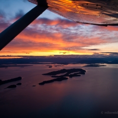 Island Sunset To order a print please email me at  Mike Reid Photography : sunset, sunrise, seattle, northwest photography, dramatic, beautiful, washington, washington state photography, northwest images, seattle skyline, city of seattle, puget sound, aerial san juan islands, reid, mike reid photography