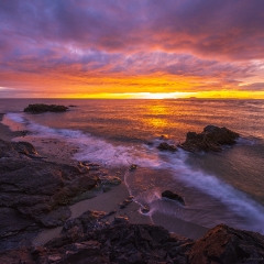 Washington Photography Beach Sunset Waves
