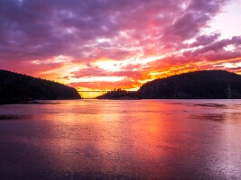 Deception Pass Photography Sunset Cornet Bay