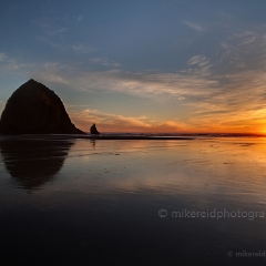 Cannon Beach Evenings Close To order a print please email me at  Mike Reid Photography : cannon beach, haystack rock, oregon coast, landscape photography, sunset photography, sunrise photography
