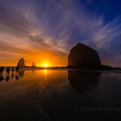 Cannon Beach Haystack Rock Celebration To order a print please email me at  Mike Reid Photography : cannon beach, haystack rock, oregon coast, landscape photography, sunset photography, sunrise photography