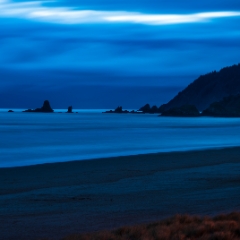 Cannon Beach Photography Blue Mood To order a print please email me at  Mike Reid Photography : cannon beach, haystack rock, oregon coast, landscape photography, sunset photography, sunrise photography