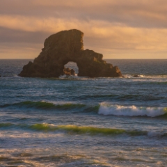 Cannon Beach Photography Hole in the Rock To order a print please email me at  Mike Reid Photography : cannon beach, haystack rock, oregon coast, landscape photography, sunset photography, sunrise photography