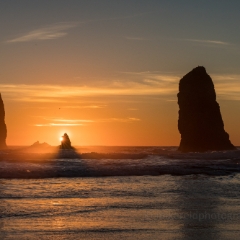 Cannon Beach Sunset Sunstar To order a print please email me at  Mike Reid Photography