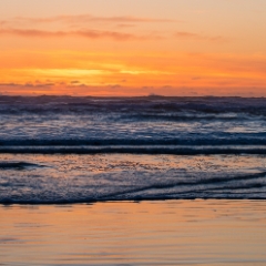 Cannon Beach Sunset Waves To order a print please email me at  Mike Reid Photography