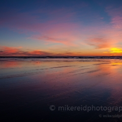 Oregon Coast Sunset Tidal Flats To order a print please email me at  Mike Reid Photography : cannon beach, haystack rock, oregon coast, landscape photography, sunset photography, sunrise photography