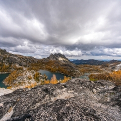 Enchantments Fall Colors Ultrawide To order a print please email me at  Mike Reid Photography : aasgard pass, enchantments, leavenworth, enchantments lakes basin, prusik, colchuck, snow lakes, northwest, images, leprechaun lake, larches