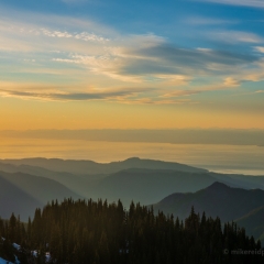 Hurricane Hill Dusk Layers To order a print please email me at  Mike Reid Photography : hurricane ridge, hurricane hill, sunset, deer, olympic national park, washington state, northwest, peaceful, nature, landscape, northwest fine art photography