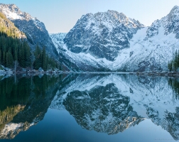 Enchantments Lake Colchuck Soft Light