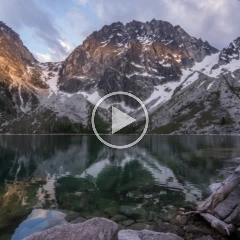 Enchantments Lake Colchuck Dusk Timelapse Video