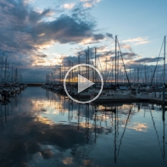 Marina sunset Timelapse Video To order a print please email me at  Mike Reid Photography
