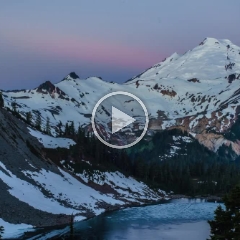 Mount Baker Sunrise Timelapse Video
