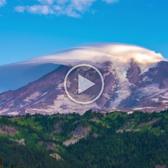 Mount Rainier Lenticular Longer timelapse video To order a print please email me at  Mike Reid Photography