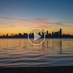 Seattle Sunrise and the Birds Timelapse Video To order a print please email me at  Mike Reid Photography