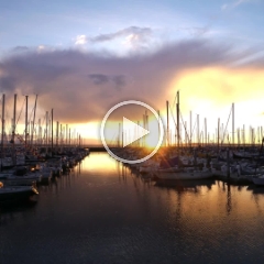 Shilshole Marina Sunset Timelapse Horizontal To order a print please email me at  Mike Reid Photography