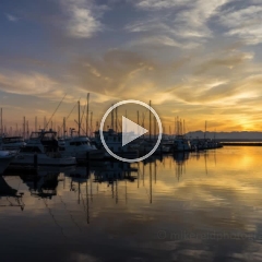 Shilshole Marina Sunset Timelapse Video