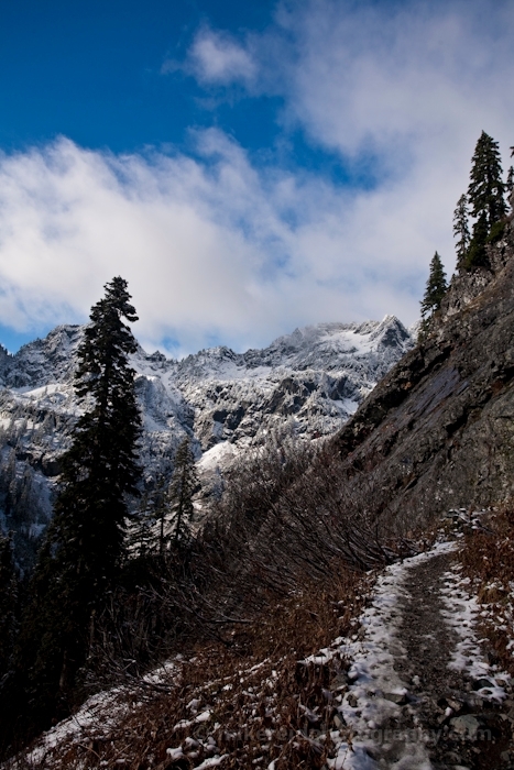 Snow Lake Trail Peaks View