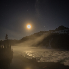 Snow Lake Moonrise