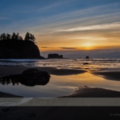 Coastal Tranquility To order a print please email me at  Mike Reid Photography : washington coast, oregon coast, washington beaches, oregon beaches, shi shi beach, second beach, cannon beach, seaside, sunset, sunrise, tidepools, reflections