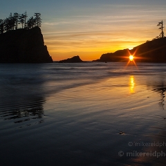 Second Beach Sunset Tranquility To order a print please email me at  Mike Reid Photography : washington coast, oregon coast, washington beaches, oregon beaches, shi shi beach, second beach, cannon beach, seaside, sunset, sunrise, tidepools, reflections, third beach, forks, la push, ruby beach, tidepool