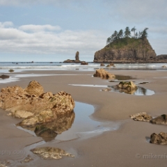Second Beach Tranquility To order a print please email me at  Mike Reid Photography : washington coast, oregon coast, washington beaches, oregon beaches, shi shi beach, second beach, cannon beach, seaside, sunset, sunrise, tidepools, reflections