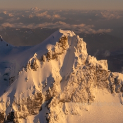 Over the North Cascades Sunlit Colfax Peak  Closeup To order a print please email me at  Mike Reid Photography : northwest mountains, medium format aerial photography, gfx100s, northwest, washington, Mount rainier, Mount Baker, aerial, drone, drone photography, dji, dji inspire, seattle aerial photography, northwest aerial photography, Skagit, Washington state, landscape photograpy, aerial photography, north cascades, north cascades photography, north cascades peaks