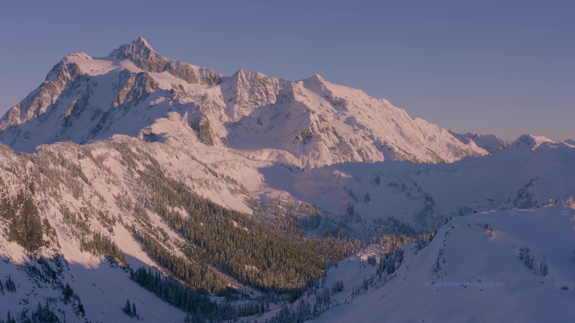 Mount Shuksan and Artists Point Snowscape Video
