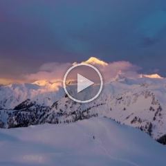 Aerial Over Huntoon Point and Mount Baker Video.mp4