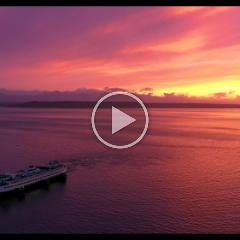Edmonds Ferry Sunset Drone Video.mp4