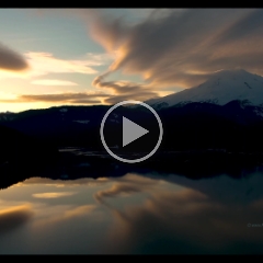 Mount Baker Sunset Cloudscape Video To order a print please email me at  Mike Reid Photography