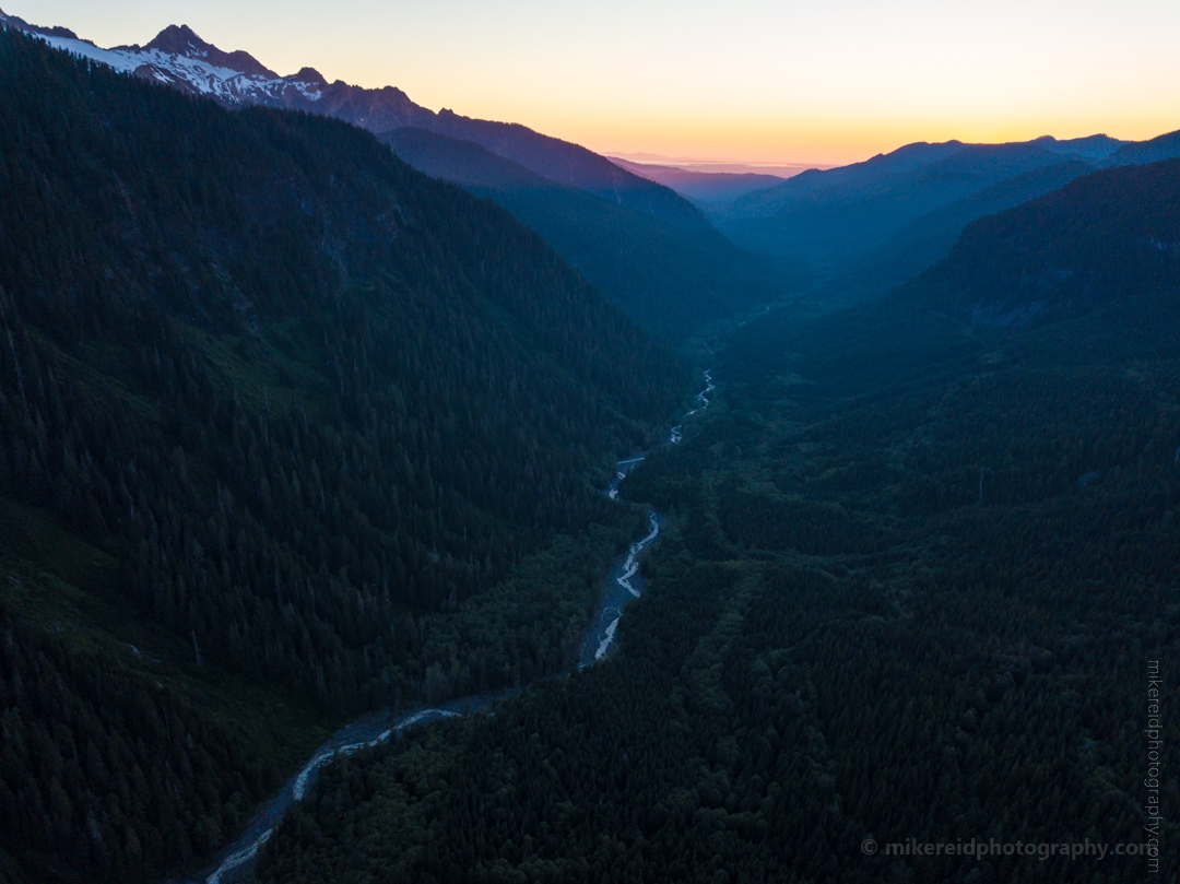 Northwest Aerial Photography Down the Nooksack River At Sunset.jpg 