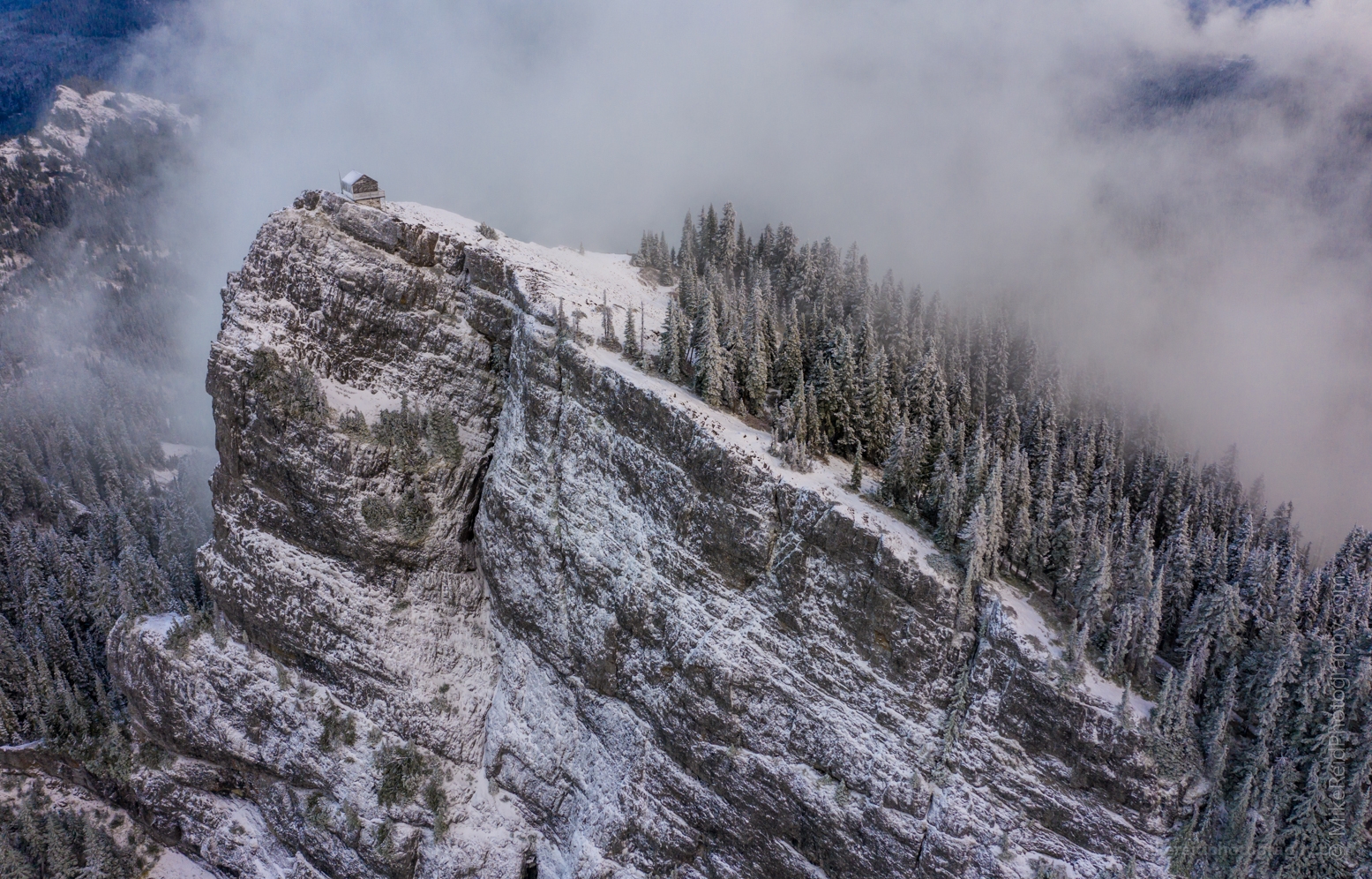 Over Washington State High Rock Lookout Rock Face.jpg 