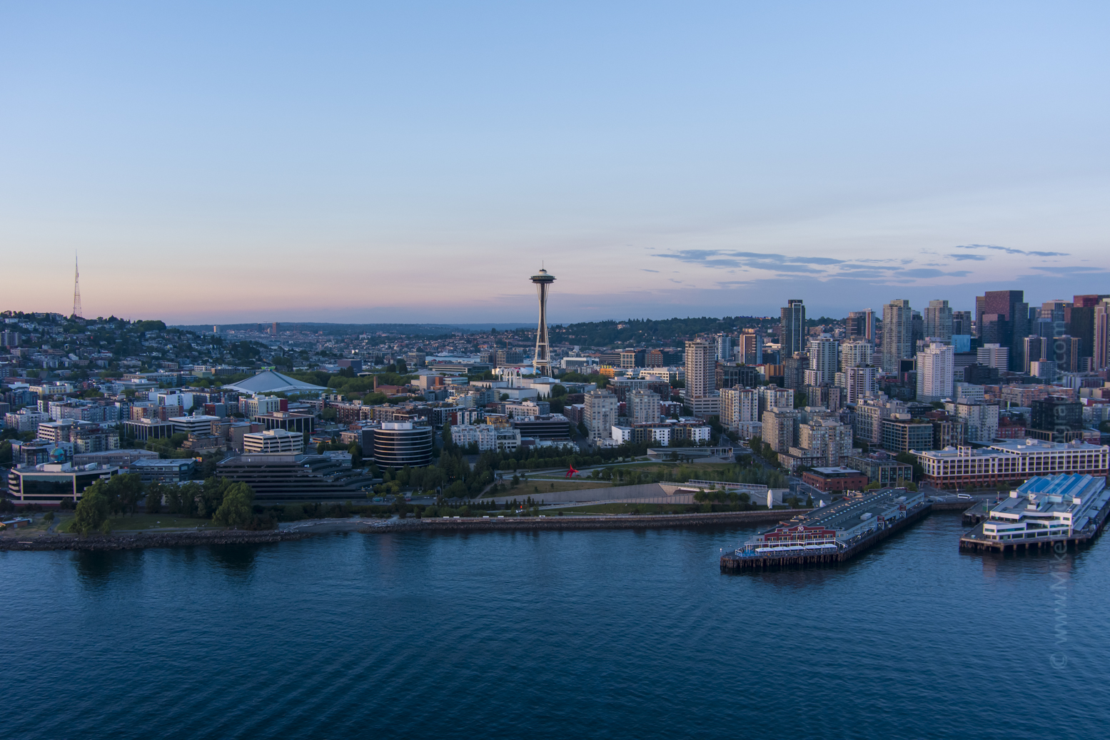 Over Seattle Pier 70 and the Space Needle #seattle #dronephotography #dronevideo #aerial #aerialphotography #aerialvideo #northwest #washingtonstate