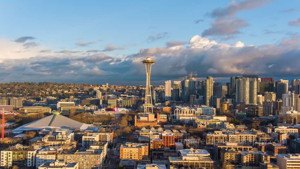 Over Seattle Space Needle Aerial Photography.jpg 